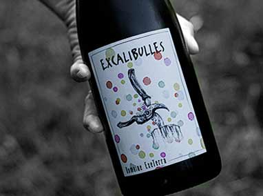 bouteille vin blanc Excalibulles vin fruité et pétillant naturellement